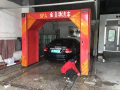广东中山V-9018-C自动洗车机现场保养