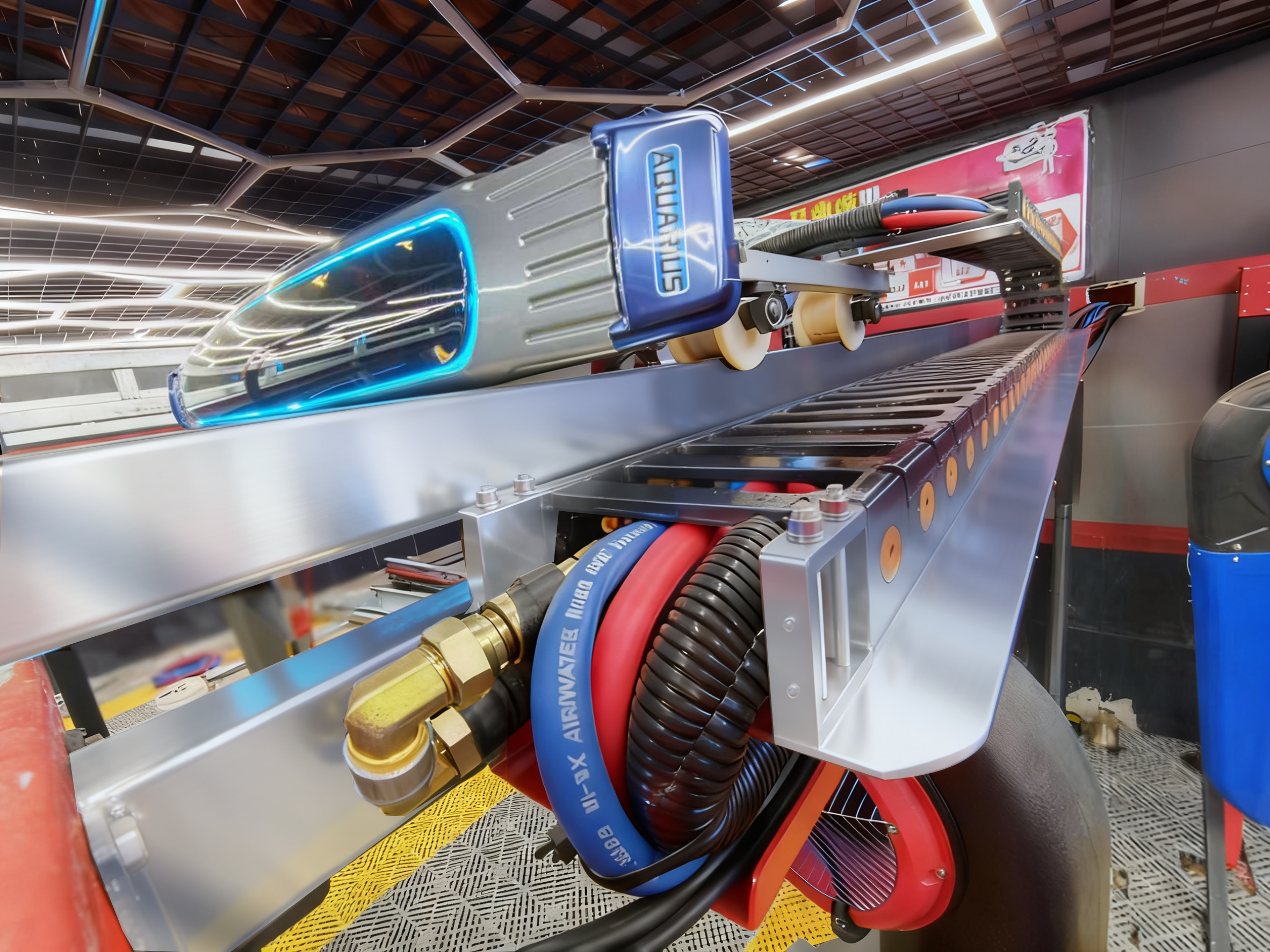 伊拉克水瓶座3.0智能洗车设备安装进行中!